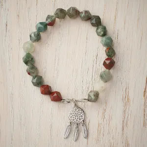 Indian Agate Dreamcatcher