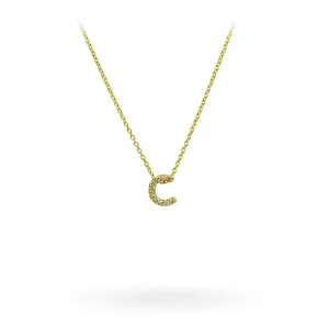 Initial "C" Necklace