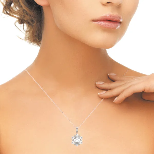 Ladies Halo Pendant 32430