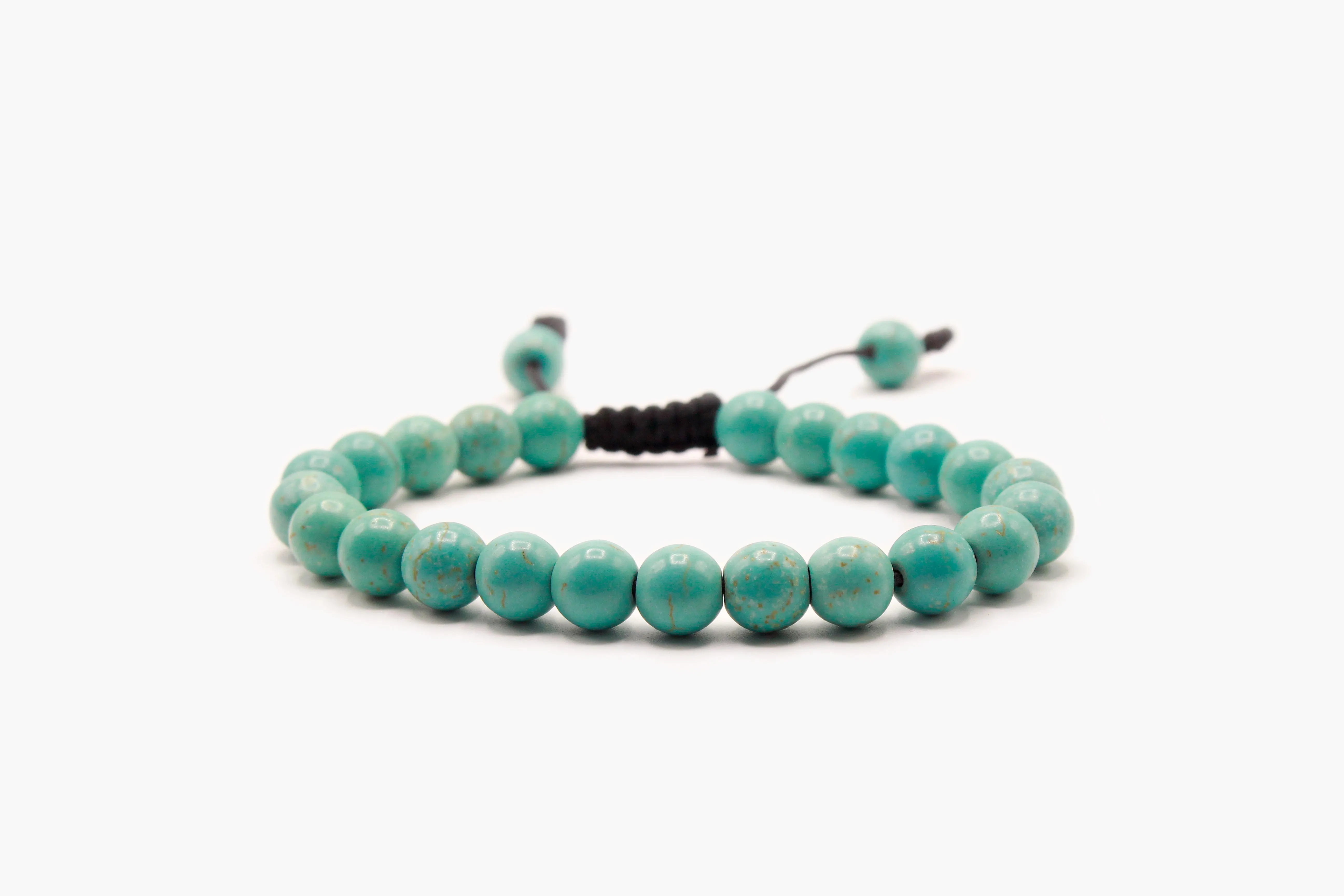 Light Tone Turquoise Stone Beads Bracelet