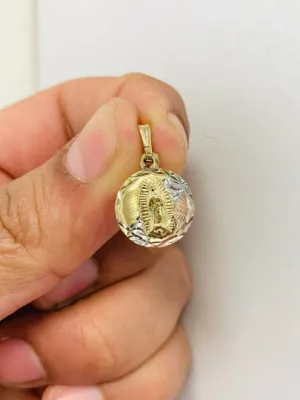 Little Virgen de Guadalupe Pendant Dainty Jewelry for Kids Baptism First Communion Unisex Catholics Gift/Dije de Guadalupe para Mujer Niños