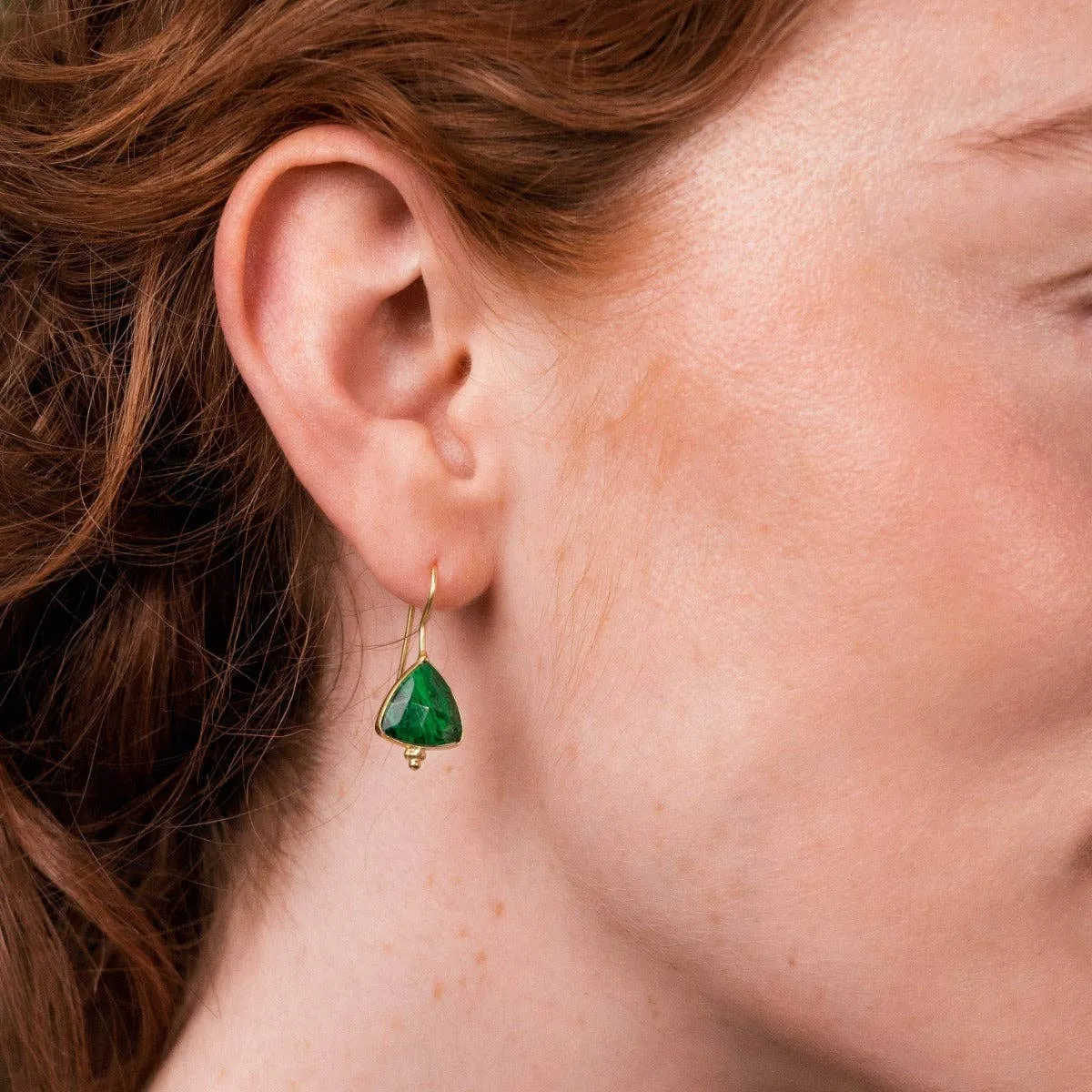 Lola Malachite Earrings