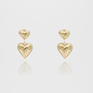 Meela Heart Earrings