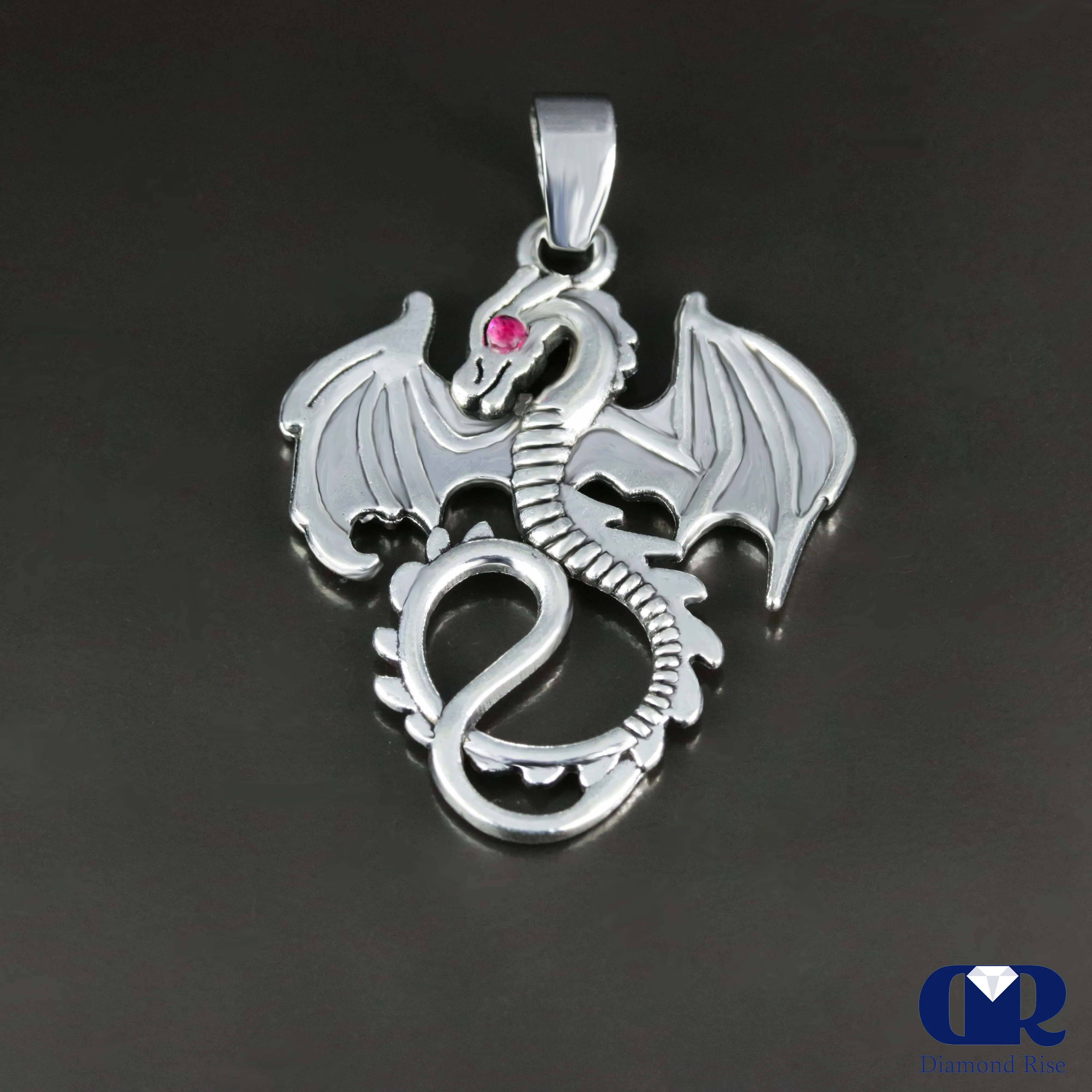 Men's 14K Gold Dragon Pendant