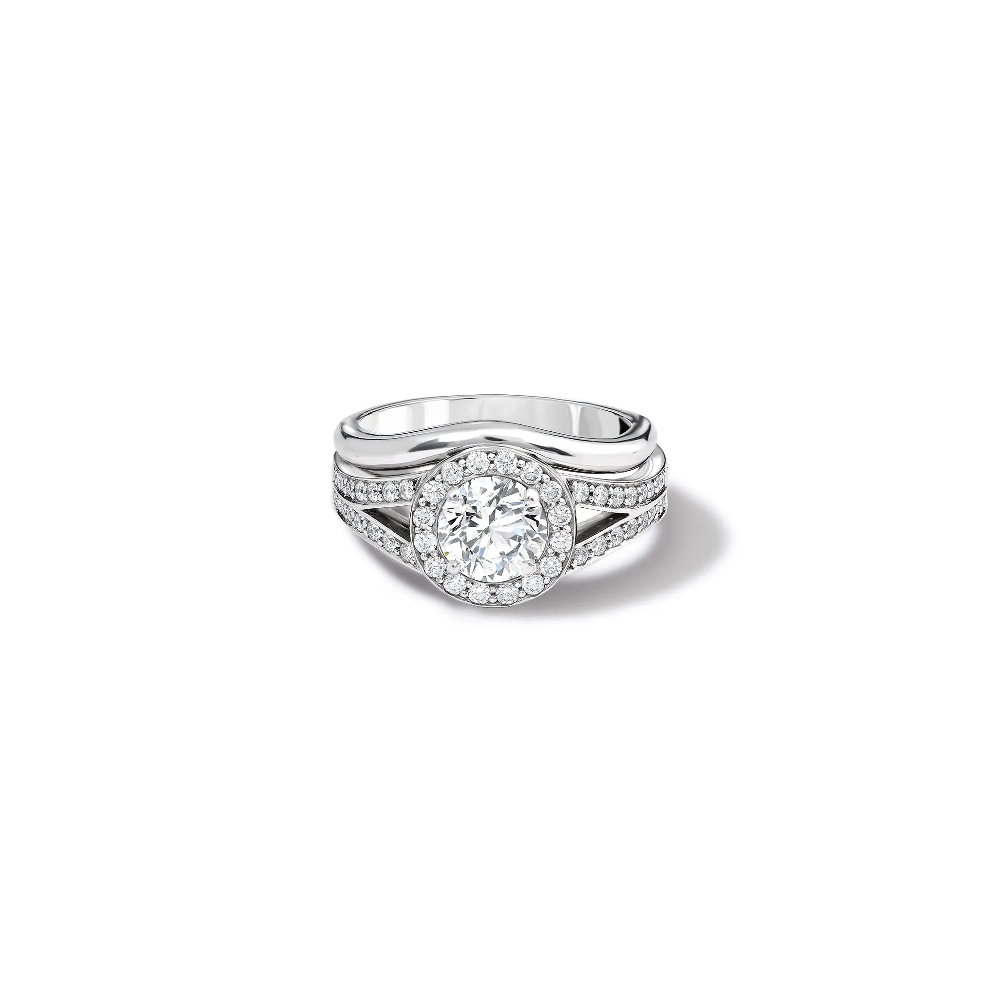 Mia Wedding Band 18ct White Gold