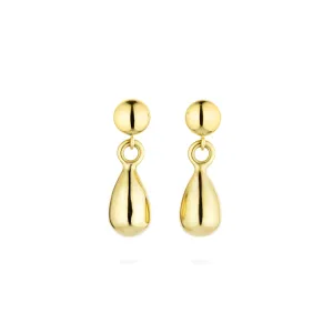 Mini Teardrop Stud Earrings - 9kt Gold