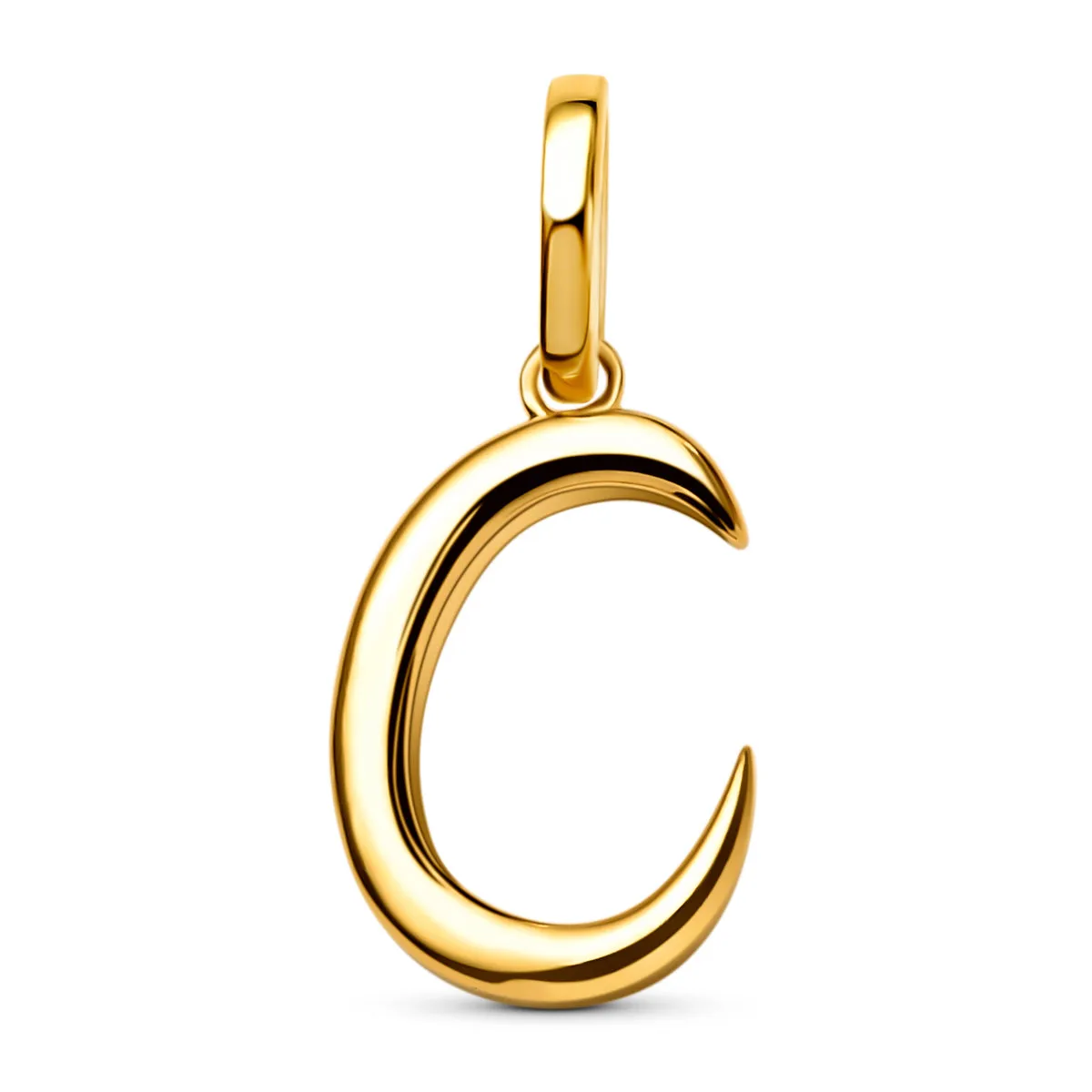 Molto Initial Charm Pendants