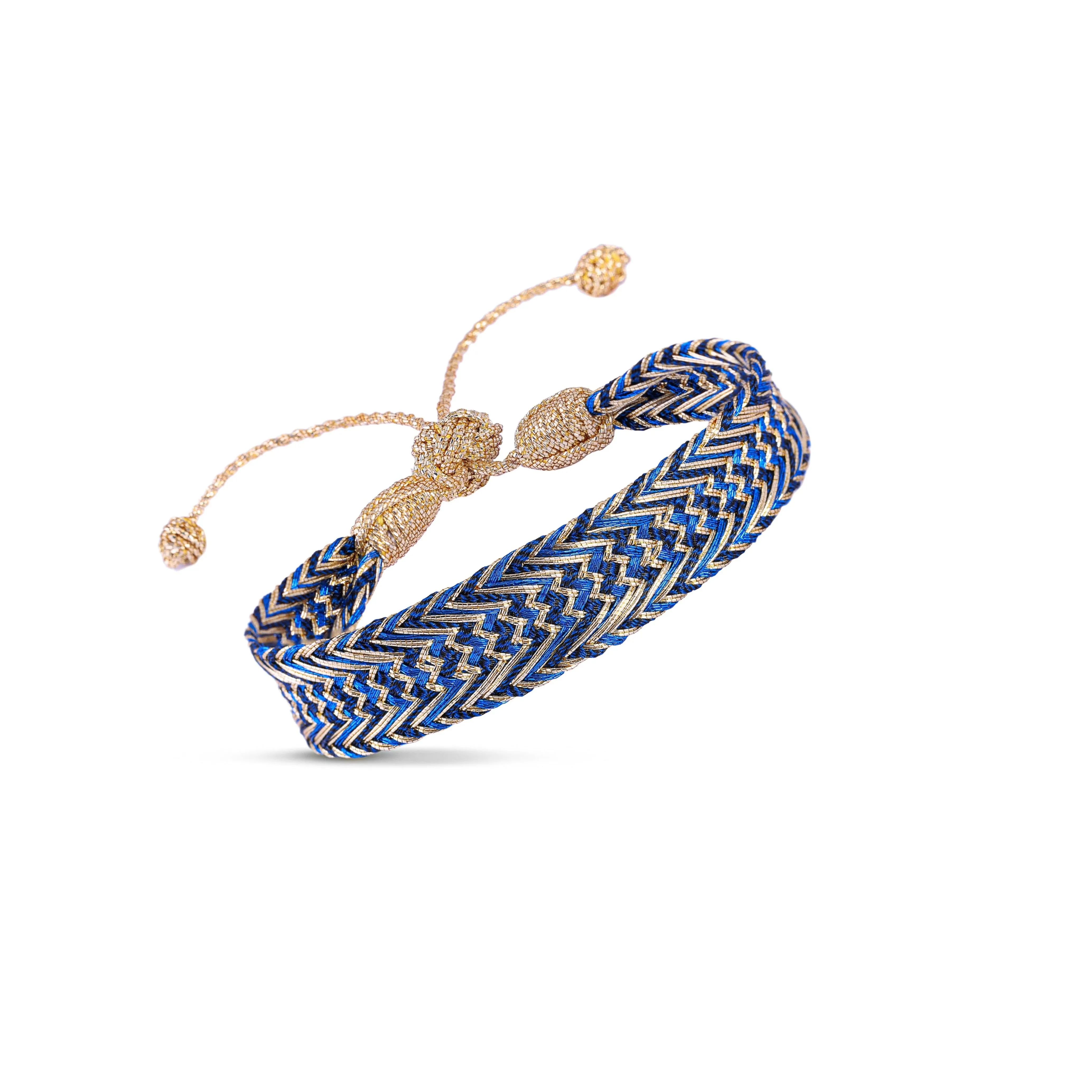 Nerry n°1 Bracelet Gold Bright Blue