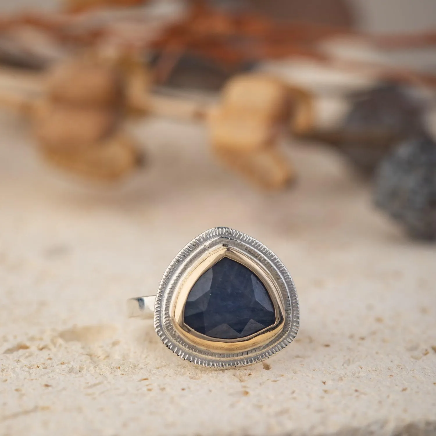 Nora -  Blue Sapphire Ring