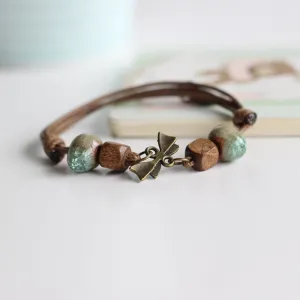 OriginalBroken Bridge Handmade Creative Ceramic Fashion Small Jewelry Bracelet Women Jewelry