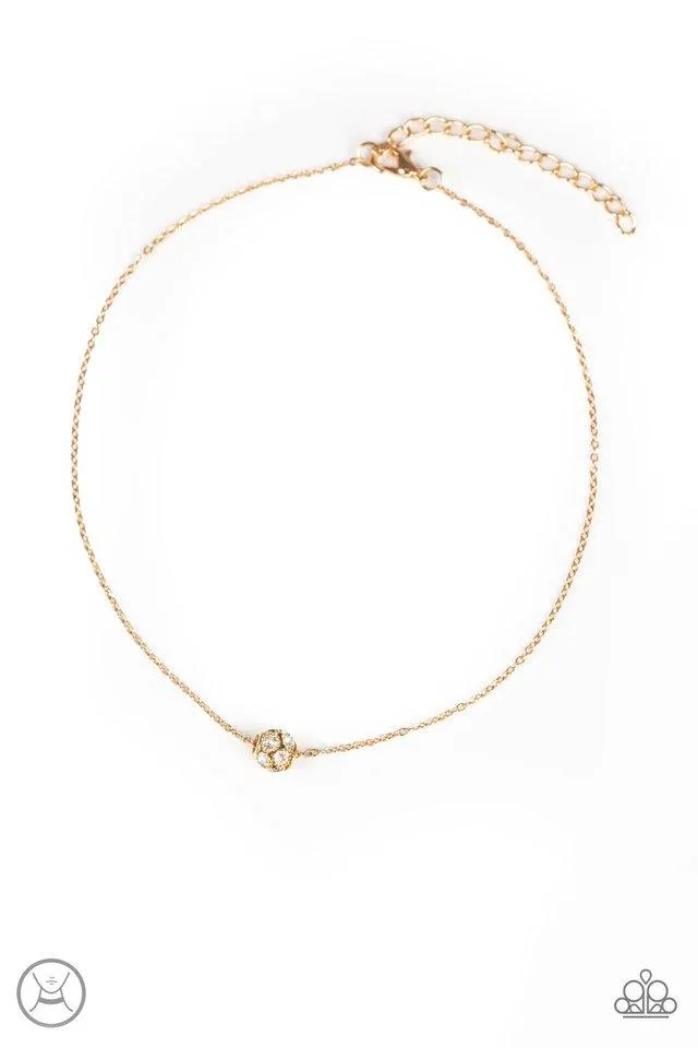 Paparazzi Necklace ~ Modest Shine - Gold