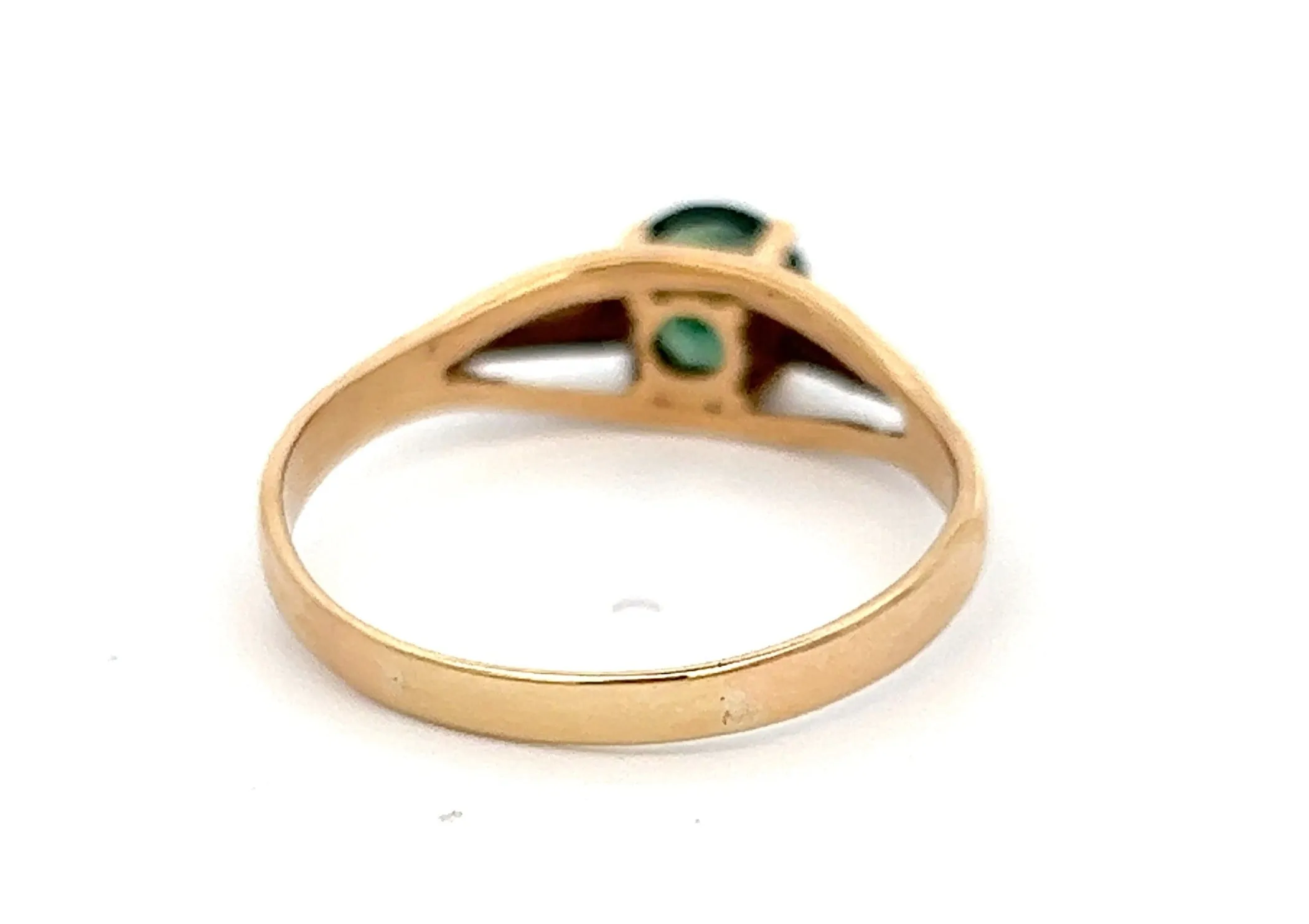 Parti Sapphire Yellow Gold Ring