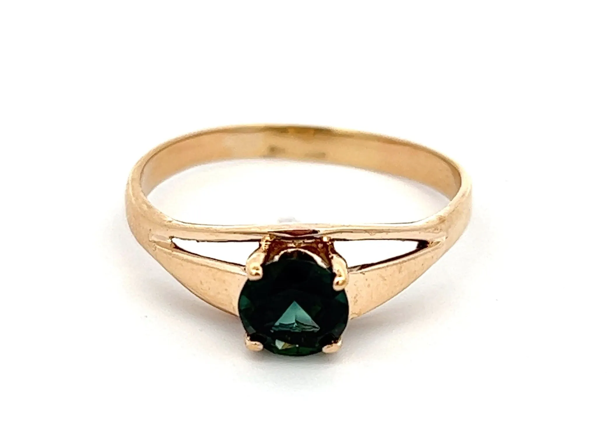 Parti Sapphire Yellow Gold Ring