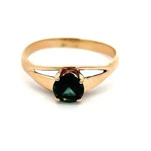 Parti Sapphire Yellow Gold Ring