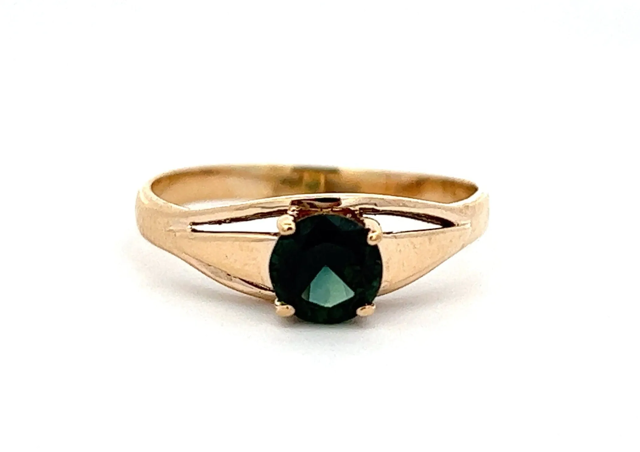 Parti Sapphire Yellow Gold Ring