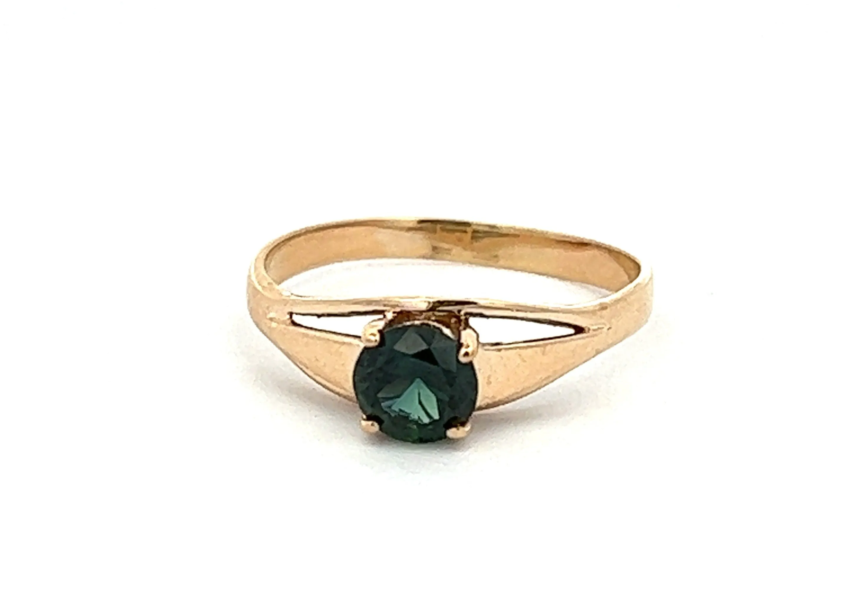 Parti Sapphire Yellow Gold Ring