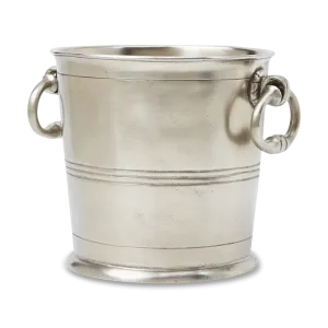 Pewter Ice Bucket with Rings