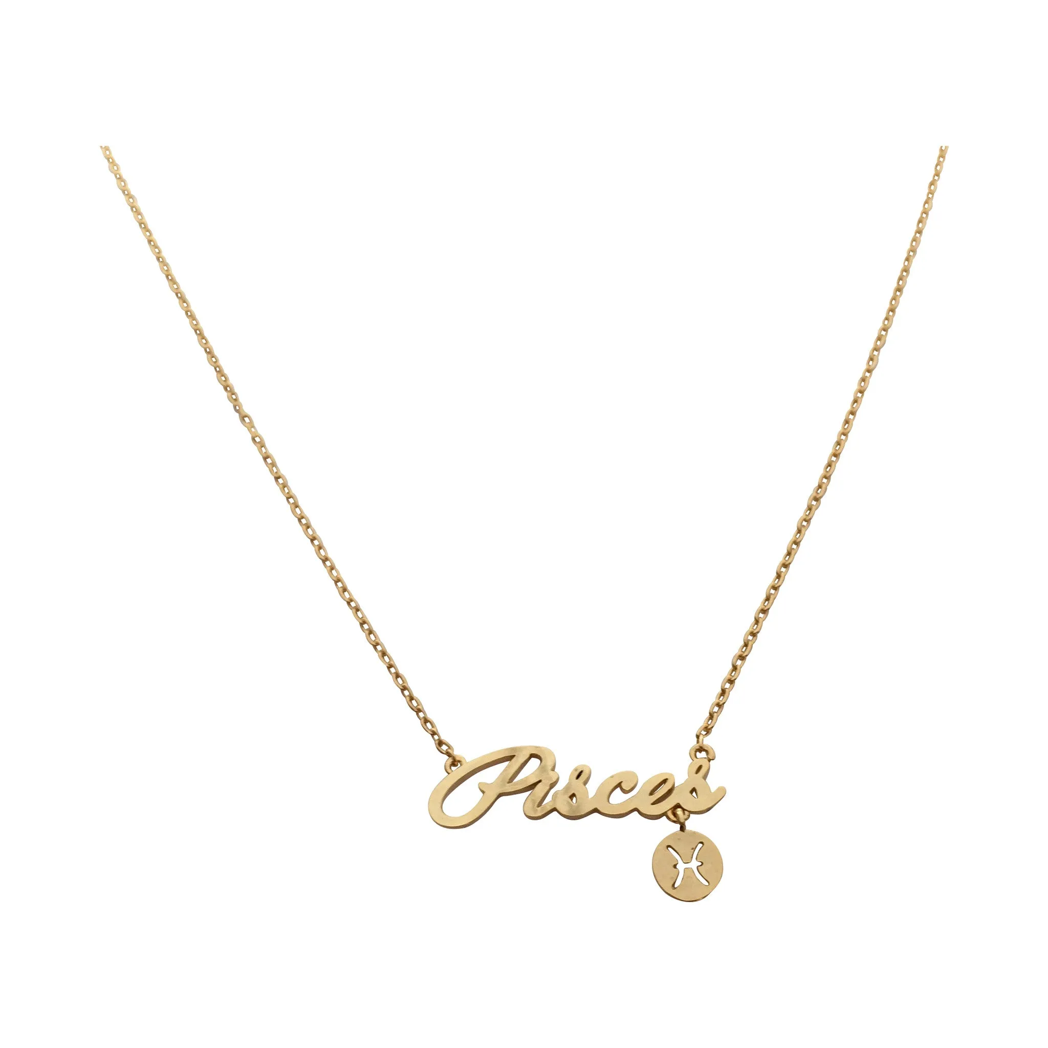 Pisces Necklace (gold)