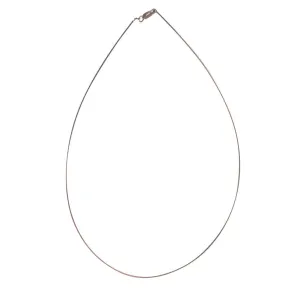 "Rosy Omega" Rose Gold Vermeil Thin Omega Chain Necklace