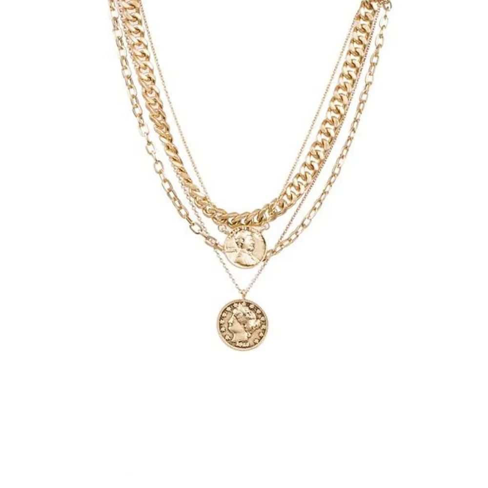 Saachi Sikka Coin Layered Chain Necklace