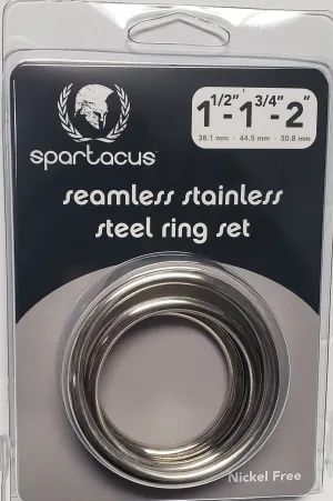 SEAMLESS STAINLESS STEEL C RING SET - 1.5 1.75' 2' '