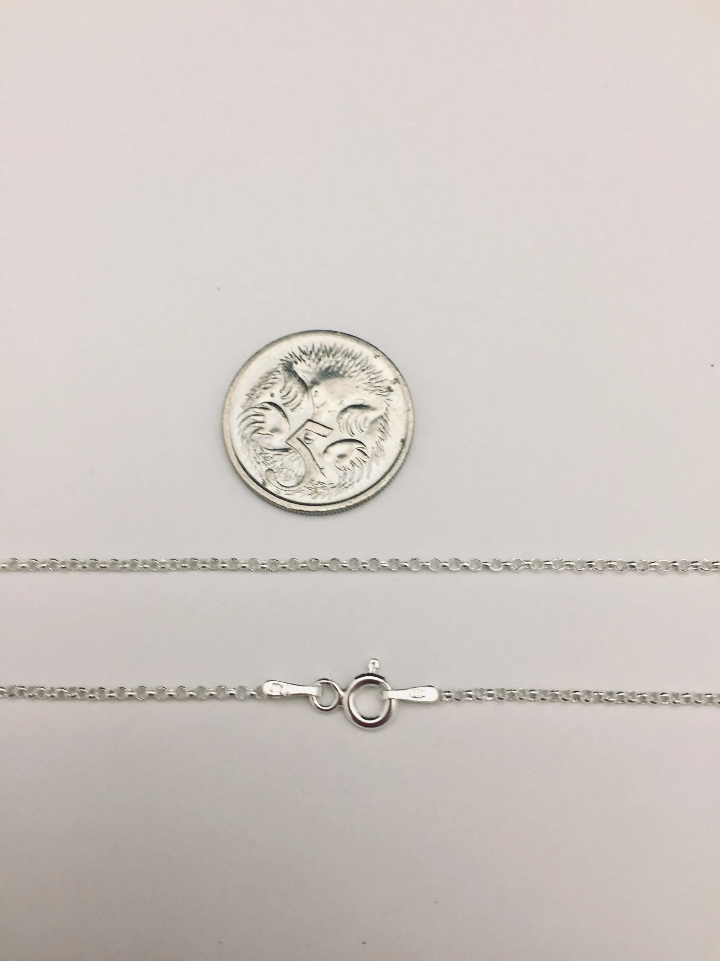 Silver Belcher Chain - fine