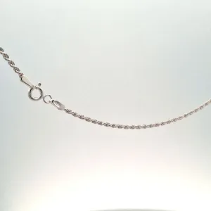 Silver Rope chain 37701