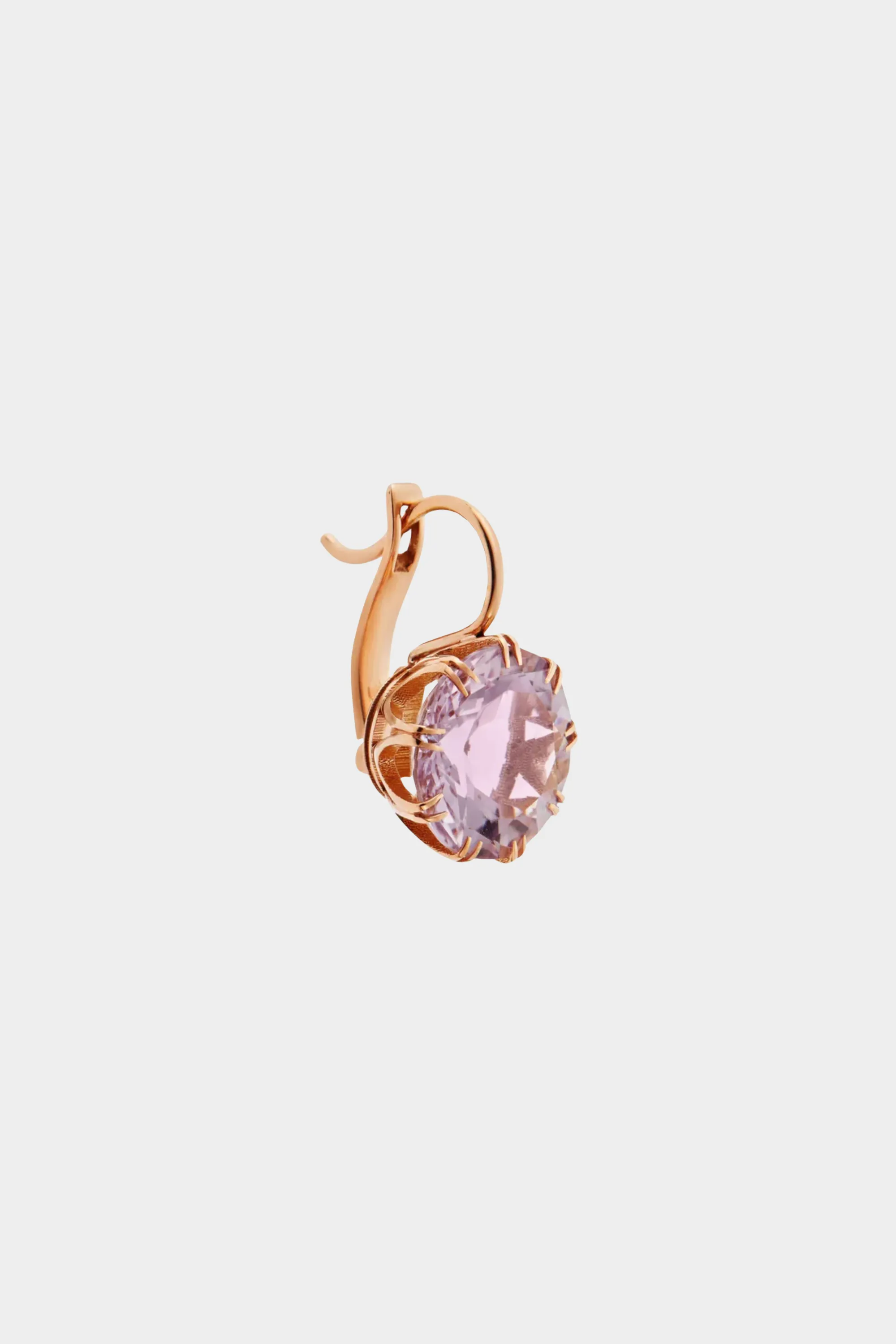 Small Crown Pink Amethyst, Rose Gold