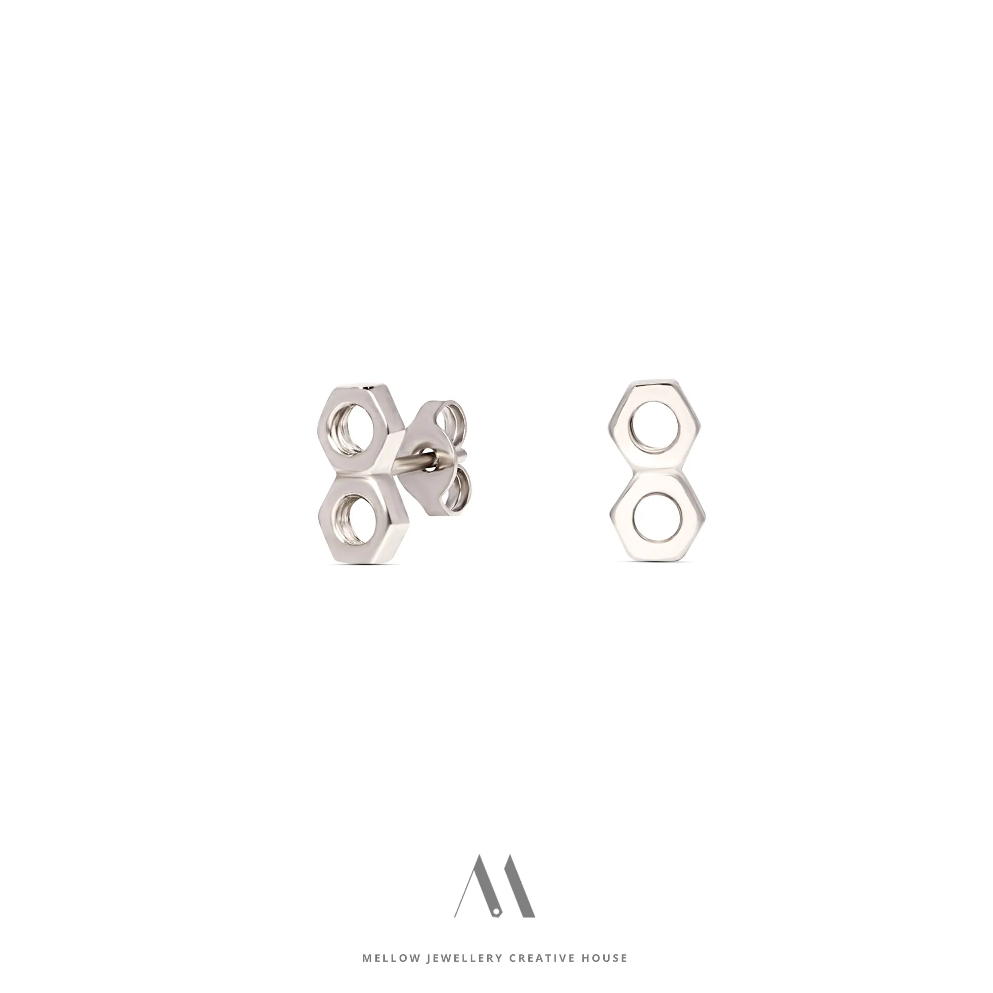 Solid gold earrings E3/Au39-15