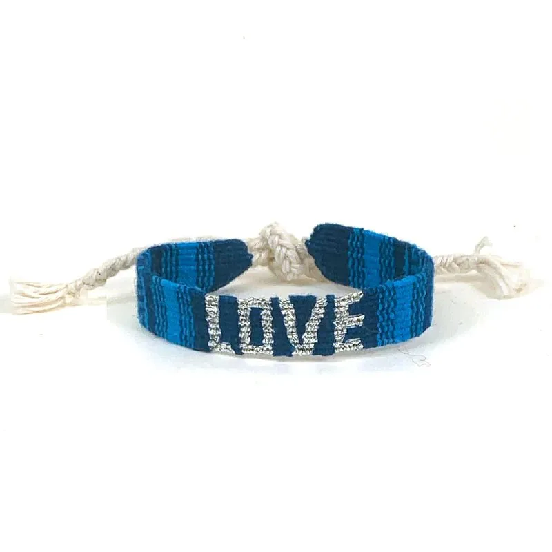 Sparkle Love Bracelet - Blue