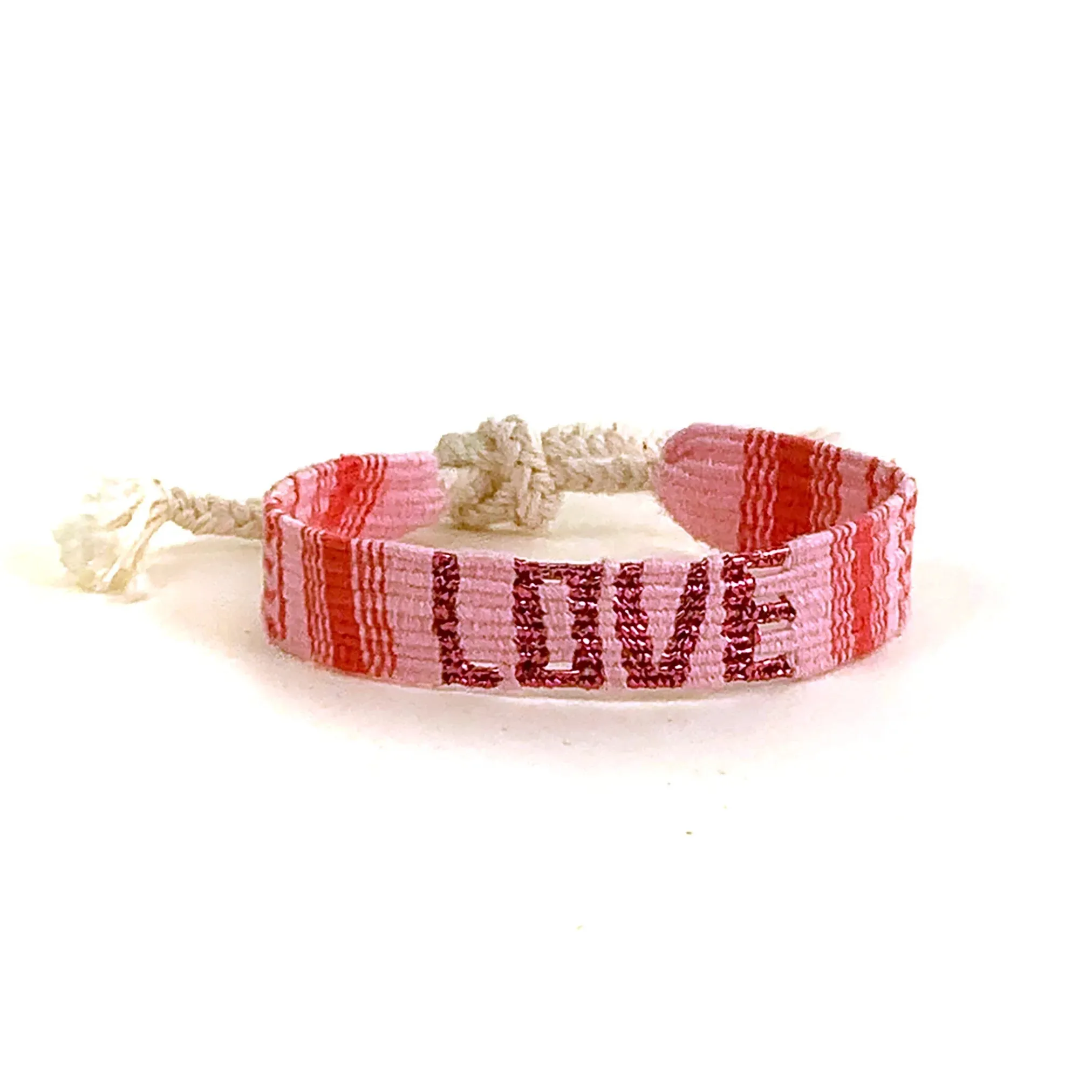 Sparkle Love Bracelet - Pink