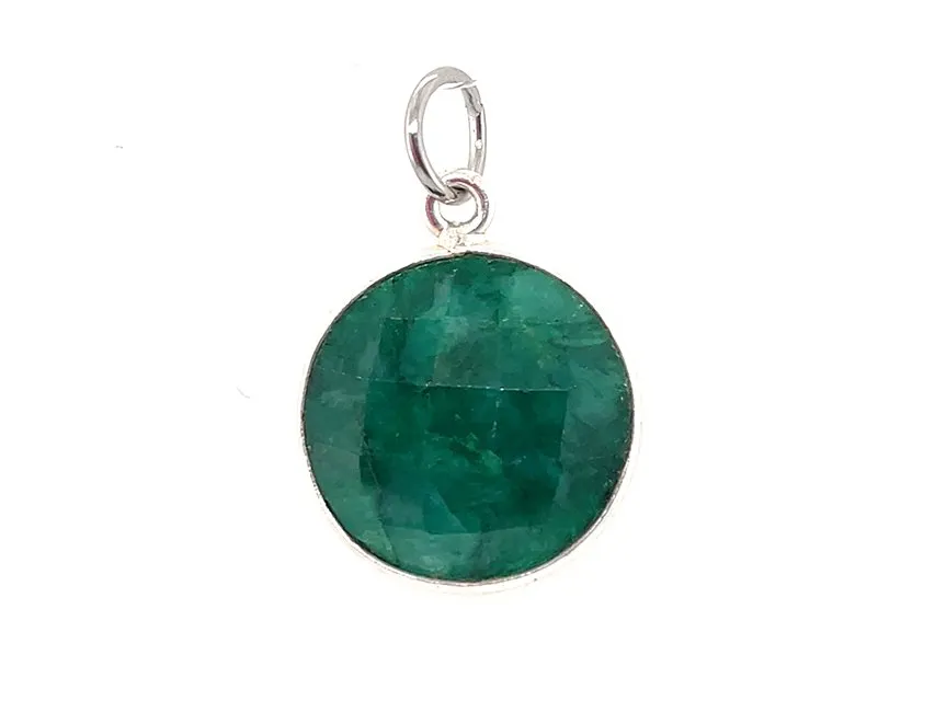 Sparkling Round Birthstone Pendants