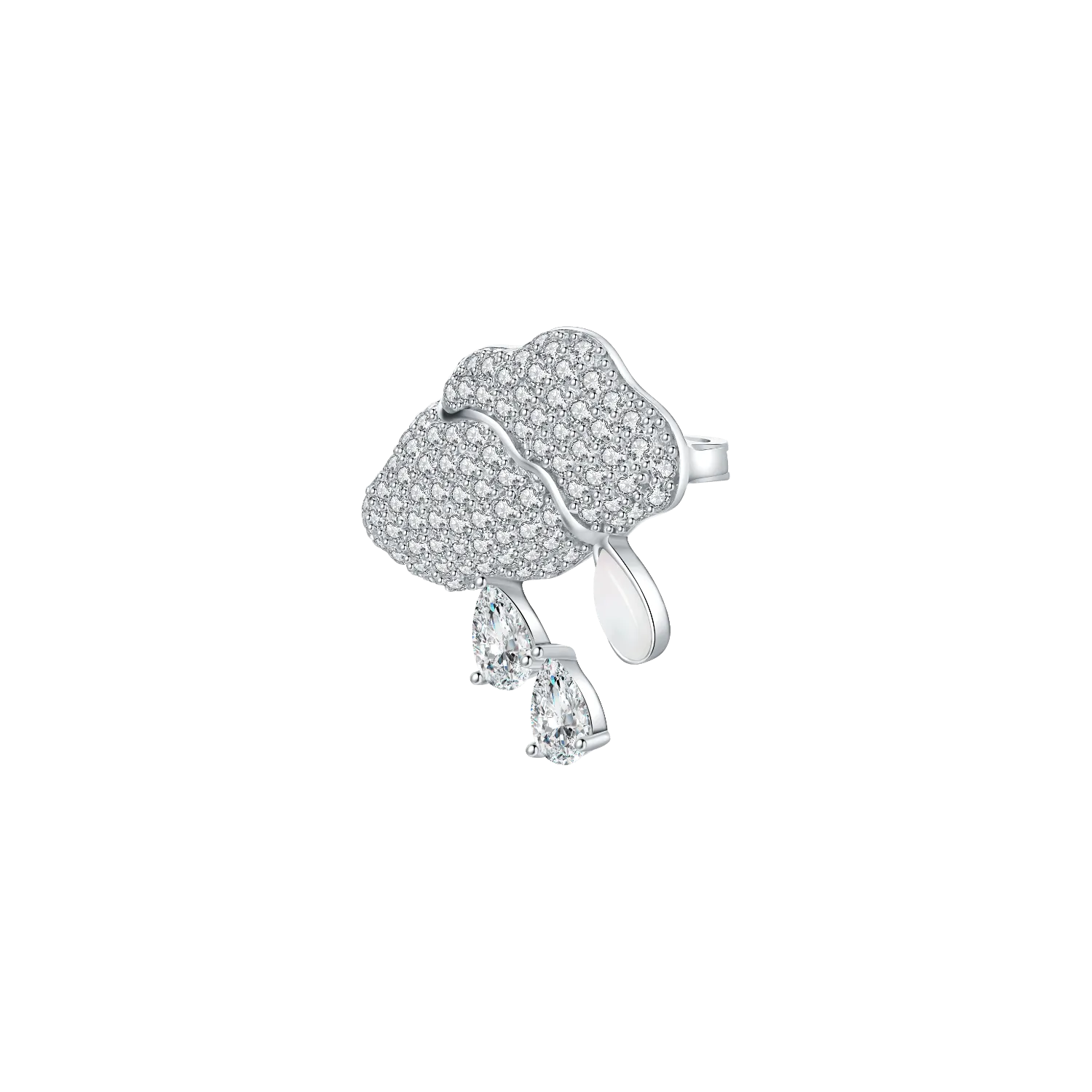 Spring Rain Pave Brooch