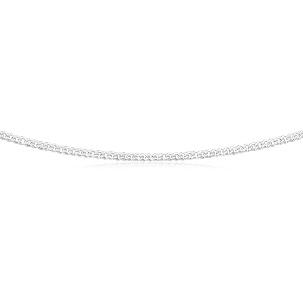 Sterling Silver Curb 80 Gauge 70cm Chain