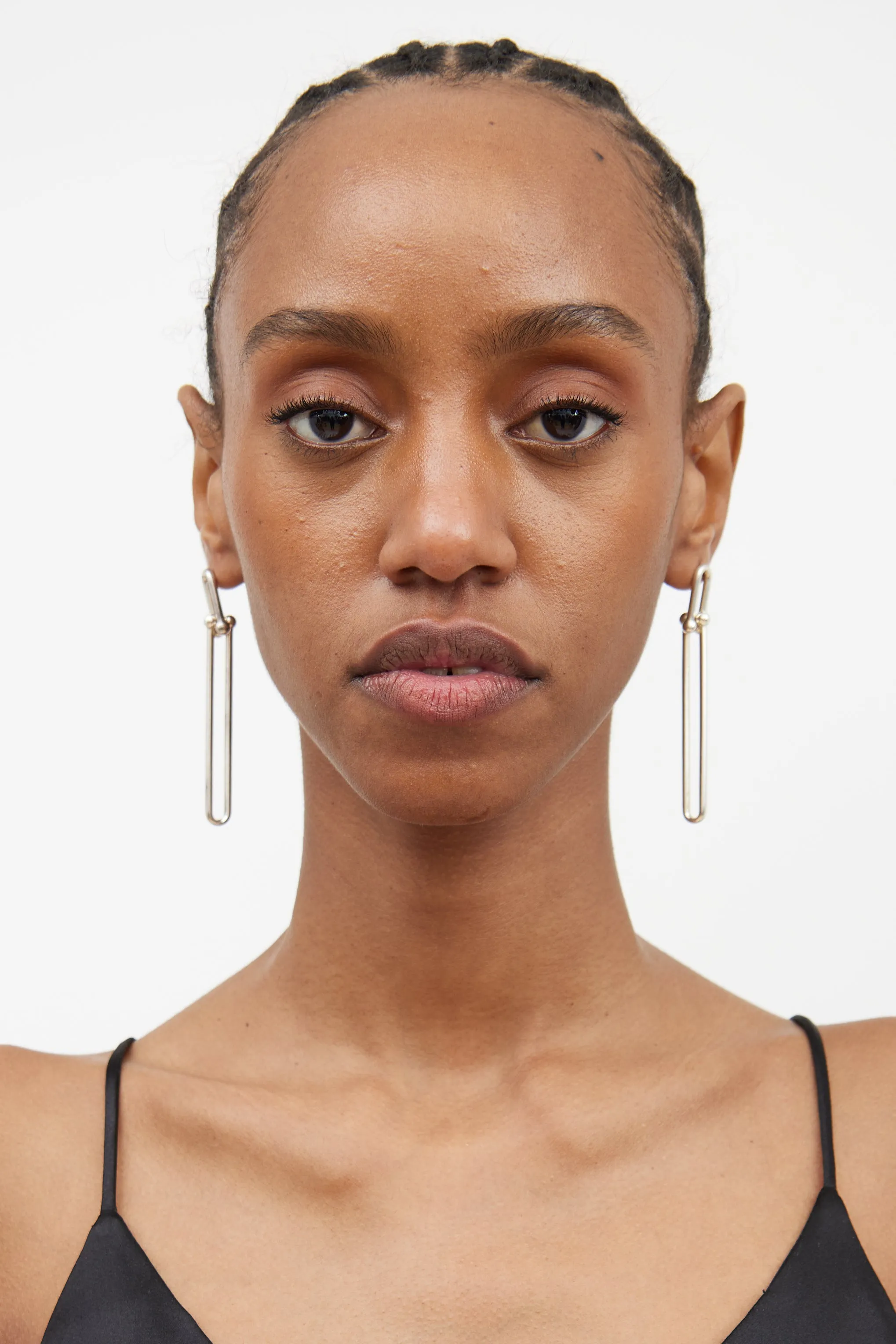 Sterling Silver Hardwear Drop Earring