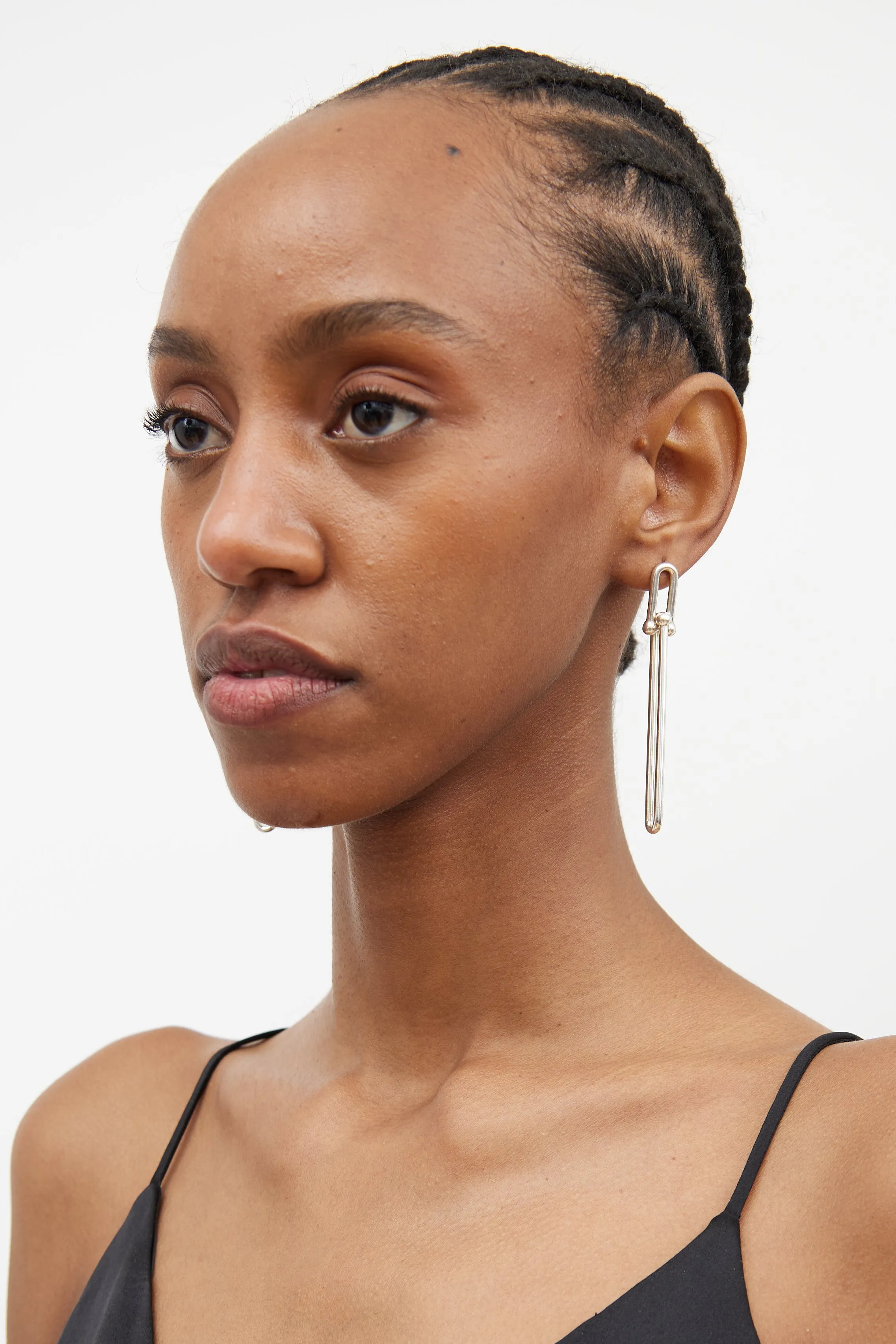 Sterling Silver Hardwear Drop Earring