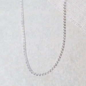 Sterling Silver Love Link Chain 20"