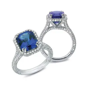 Tanzanite Ring with Platinum