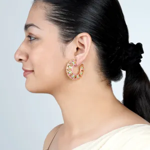 Teejh Aamani Pink Earrings