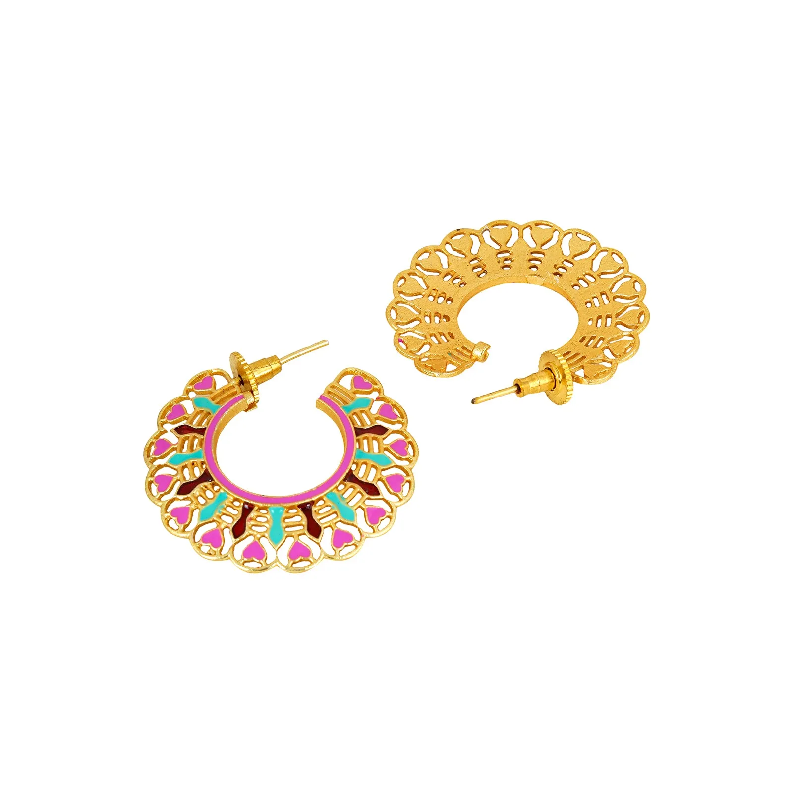 Teejh Aamani Pink Earrings