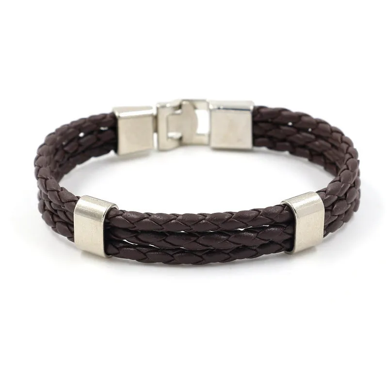 woven leather bracelet