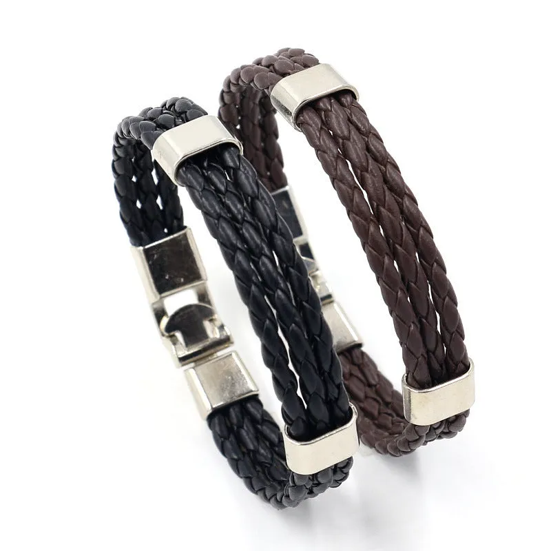 woven leather bracelet