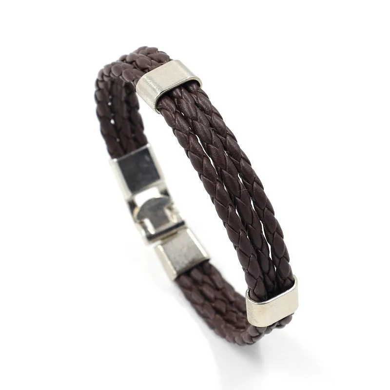 woven leather bracelet